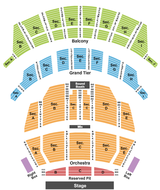 Altria Theater The Wiz Seating Chart